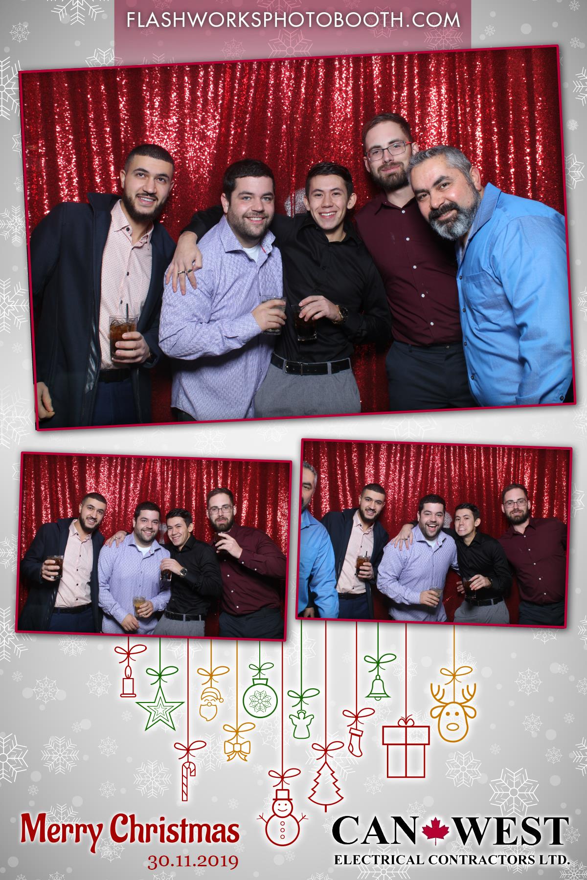 Can West Christmas Party | View more photos from the event at gallery.flashworksphotobooth.com/u/FlashworksPhotoboothInc/Can-West-Christmas-Party